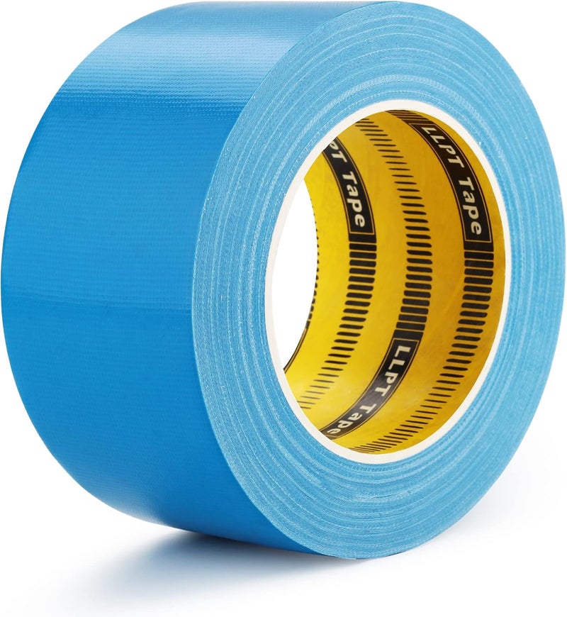 LLPT Duct Tape Premium Grade 2.36 Inches x 108 Feet x 11 Mil Easy Tear Residue Free Strong Adhesive Color Sky Blue (DT246) - Image 1